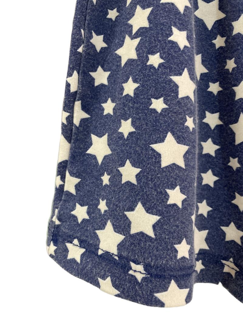 Preloved Unknown Brand - Blue White Star Print Bike Shorts (3-4y)