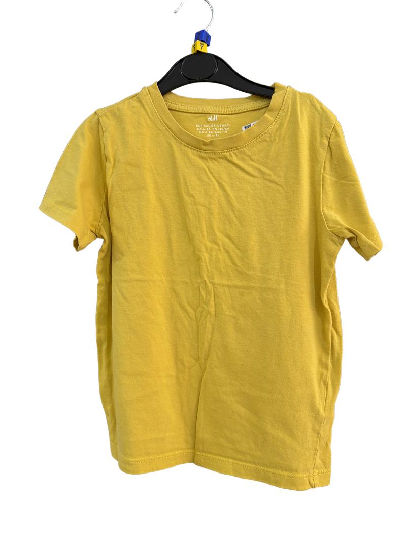 Preloved H&M - Yellow T Shirt (6-7y, 7-8y)
