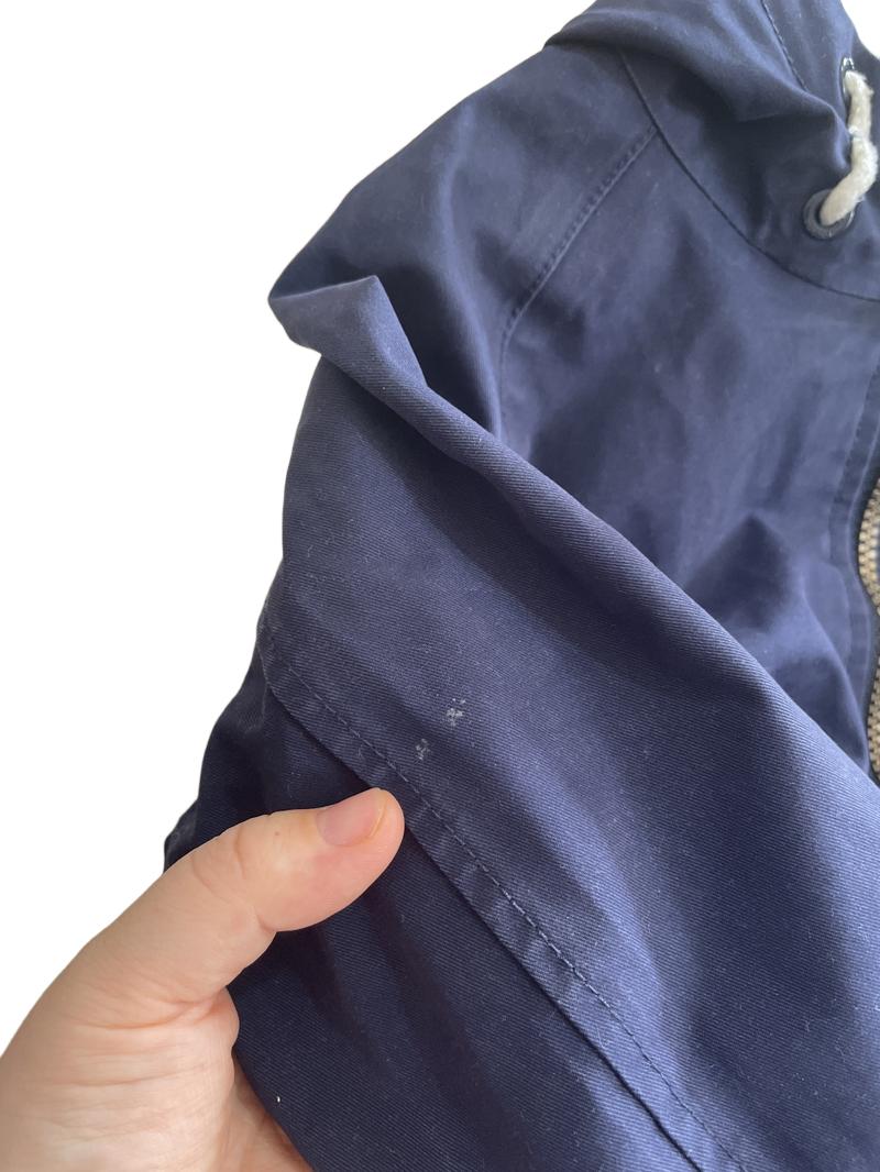 Preloved Joules - Navy Right As Rain Coat (7-8y)