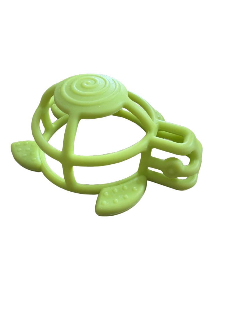 Preloved Toys - Green Silicone Turtle Teether - Unknown Brand