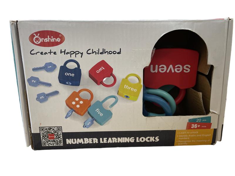 Preloved Number Learning Locks - Onshine