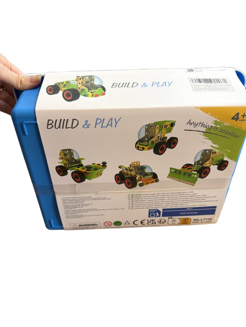 Preloved Toys - Build & Play Vehicle Building Kit, NEW In Box - Moontoy