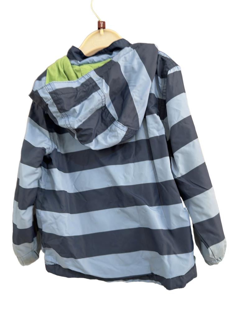 Preloved Marks & Spencer - Blue Stripe Rain Shell Jacket (2-3y)