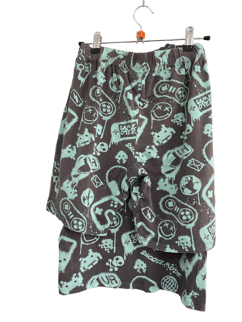 Preloved Marks & Spencer - Gray Blue Gaming Pyjamas (10-11y)