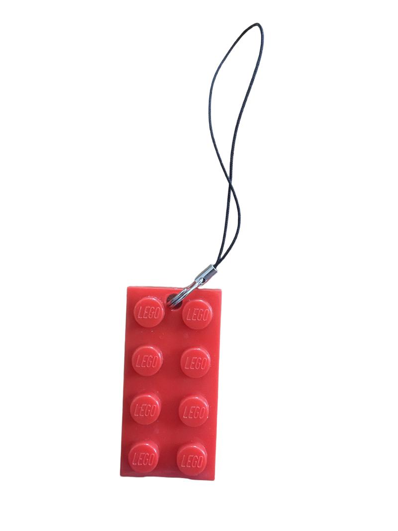 Preloved Funtastic Limited - Red Lego Small Keyring/Tag