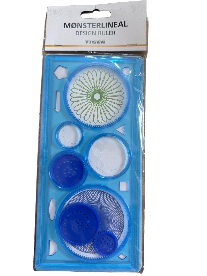 Preloved Toys - Spiral Art Design Ruler, NEW In Packaging - Tiger
