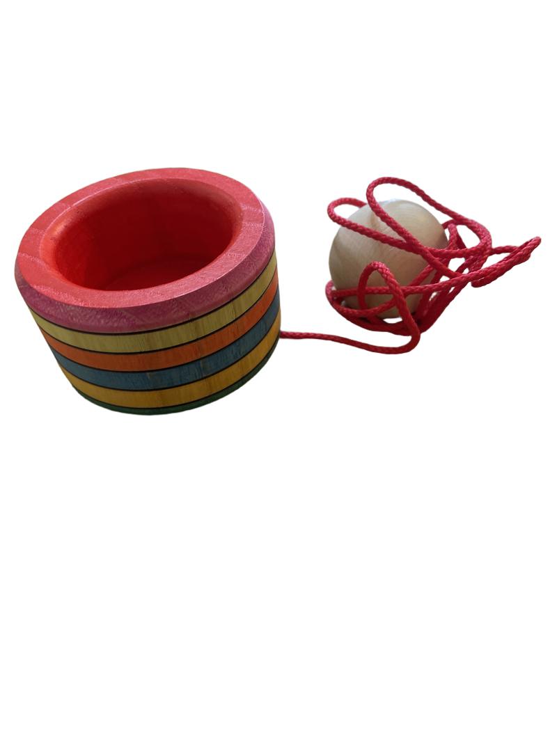Preloved Toys - Bilboquet Set (Cup In Ball Game) - Klaus Mader