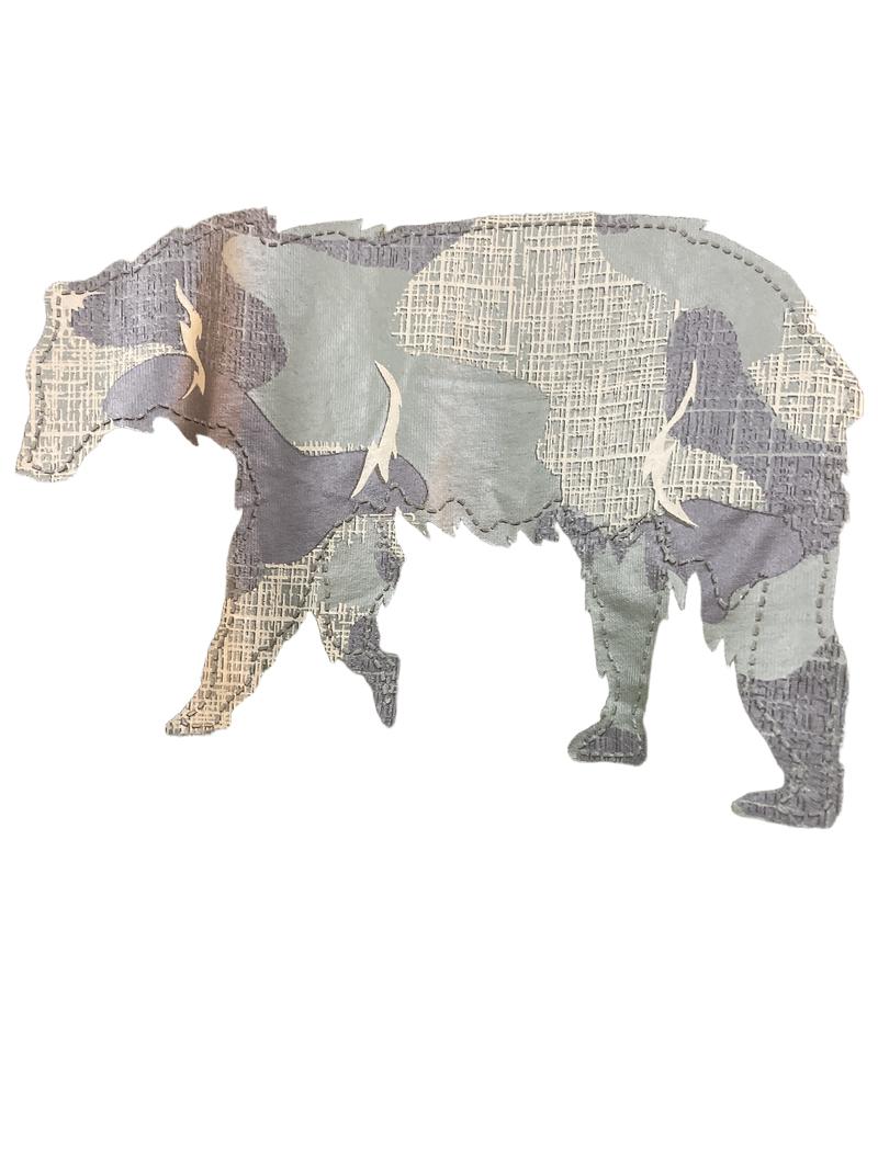 Preloved Regatta Great Outdoors - Green Exploration Wilderness Bear Long-sleeved T Shirt (11-12y)