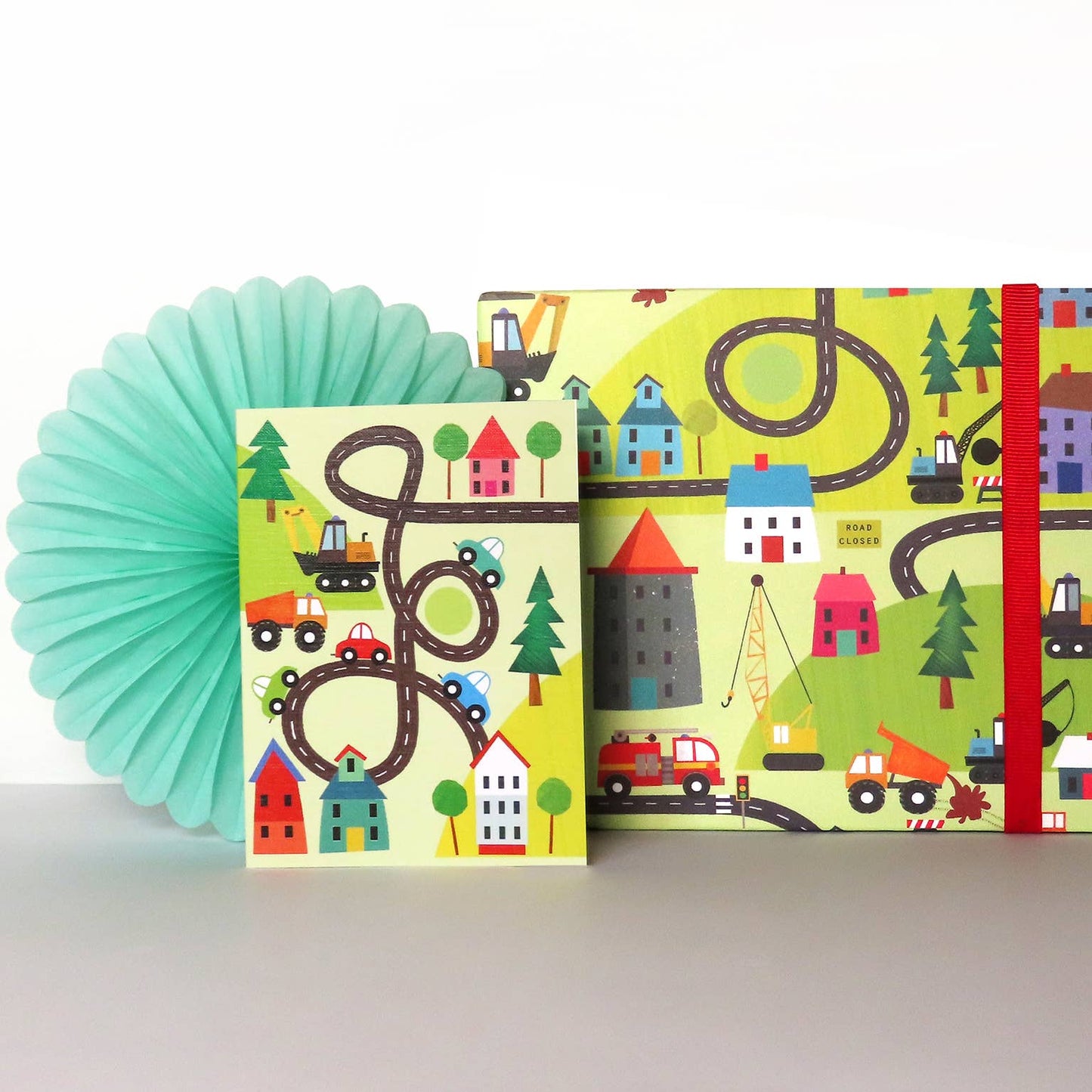 WP118 Road Gift Wrapping Paper