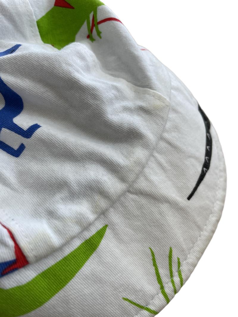 Preloved Joules - White Dinosaur Print Hat