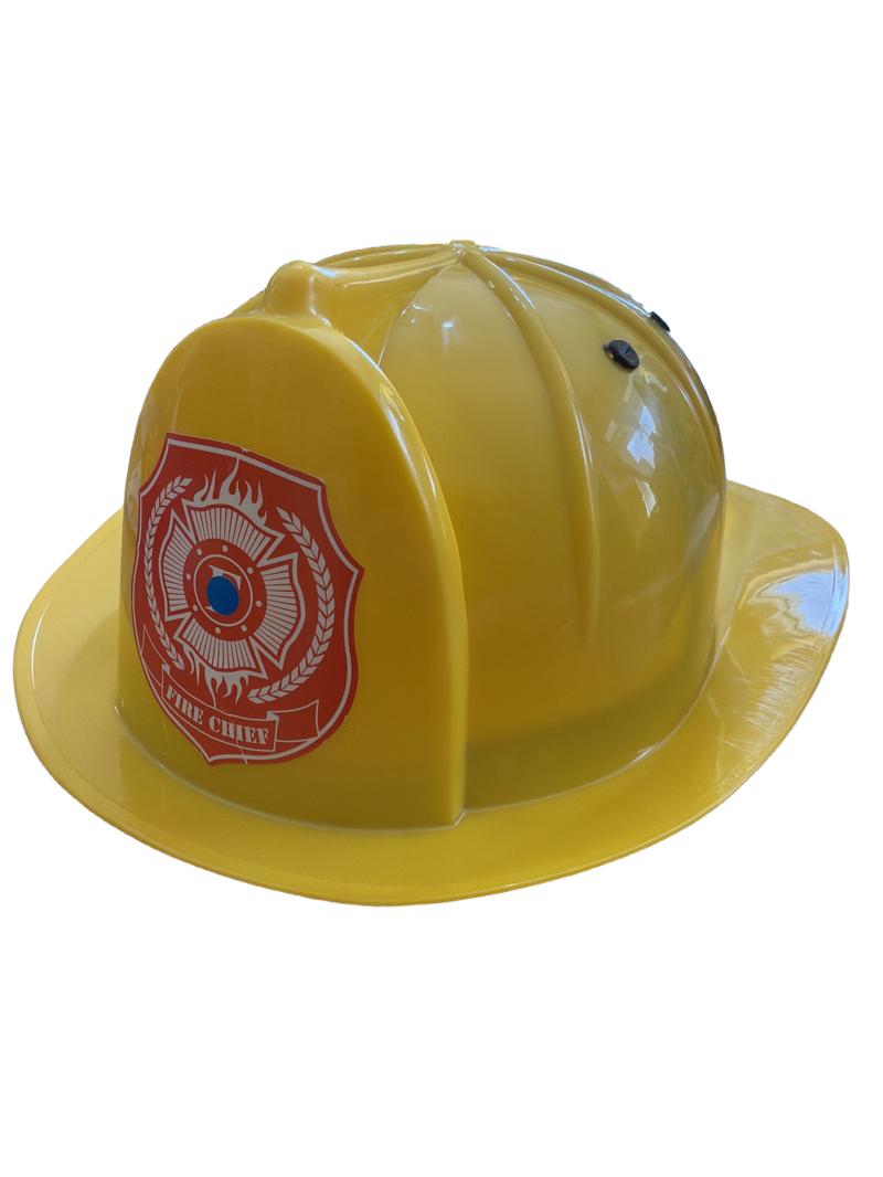 Preloved Unknown Brand - Yellow Firefighter Chief Hat