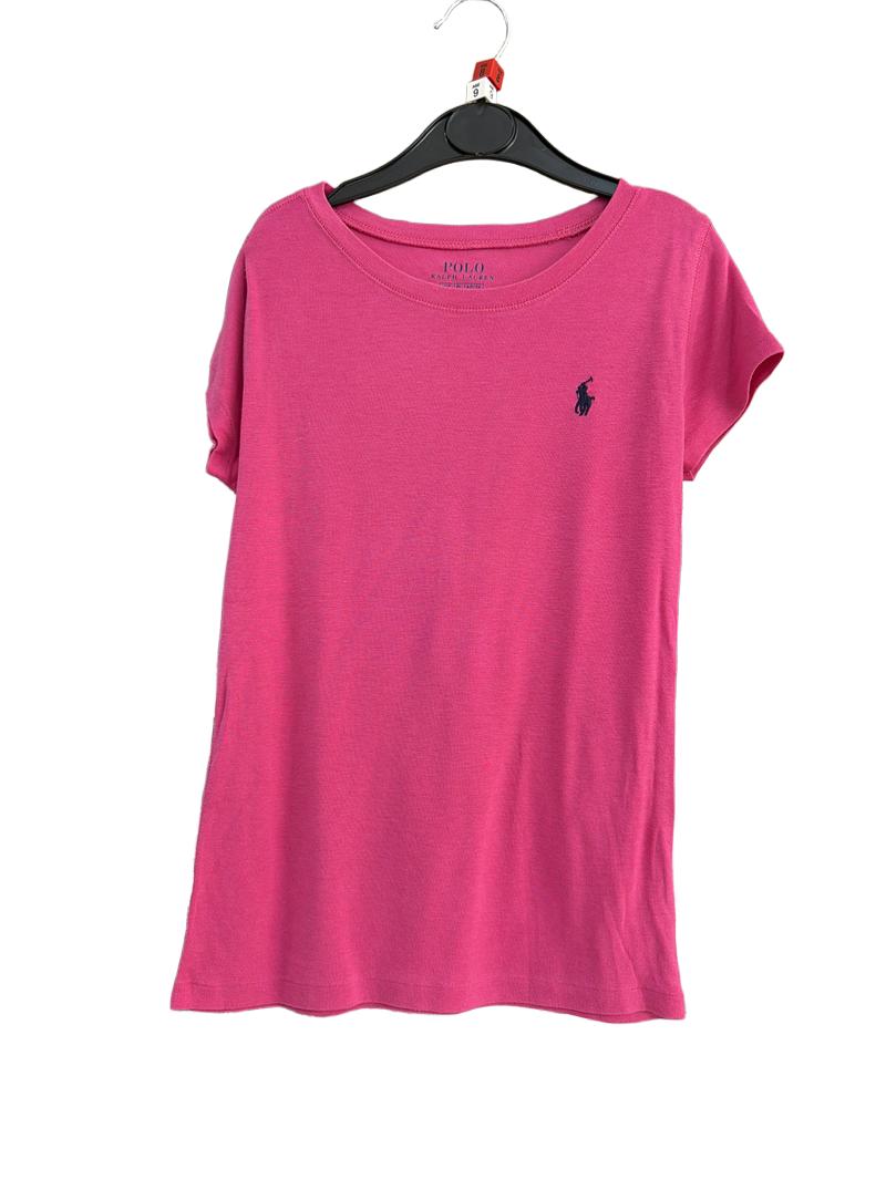 Preloved Polo Ralph Lauren - Pink T Shirt (8-9y, 9-10y)