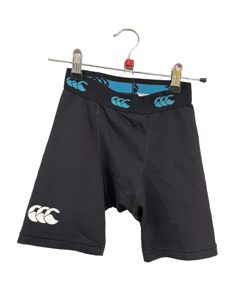 Preloved Canterbury - Black Thermal Under Shorts, JSM (8-9y)