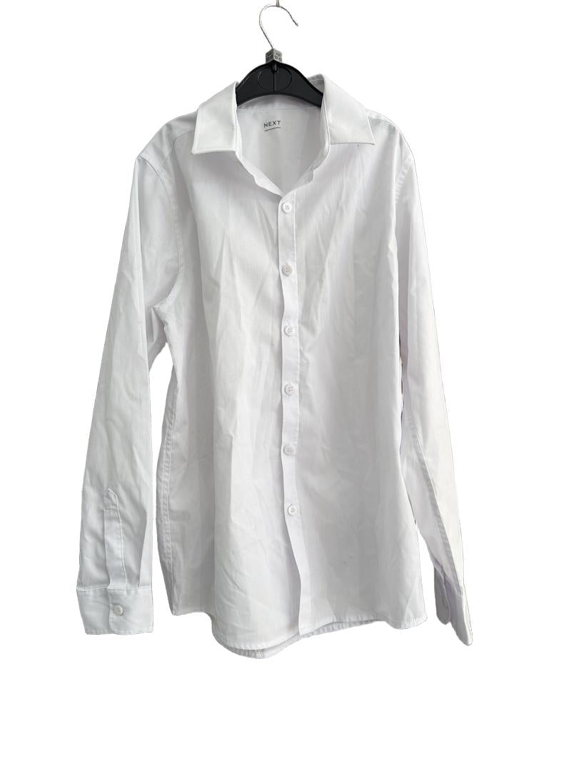 Preloved Next - Plain White Shirt. (12-13y)