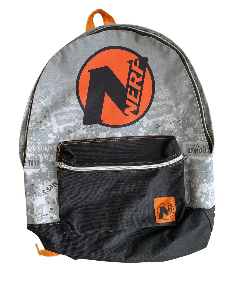 Preloved Nerf - Black Orange Nerf Ruck Sack Backpack And Carrier Bag