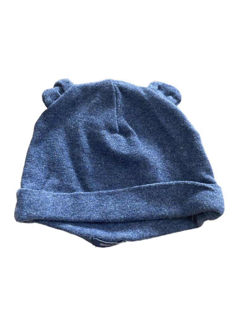 Preloved Baby Gap - Navy Baby Hat With Ears. (0-3m)