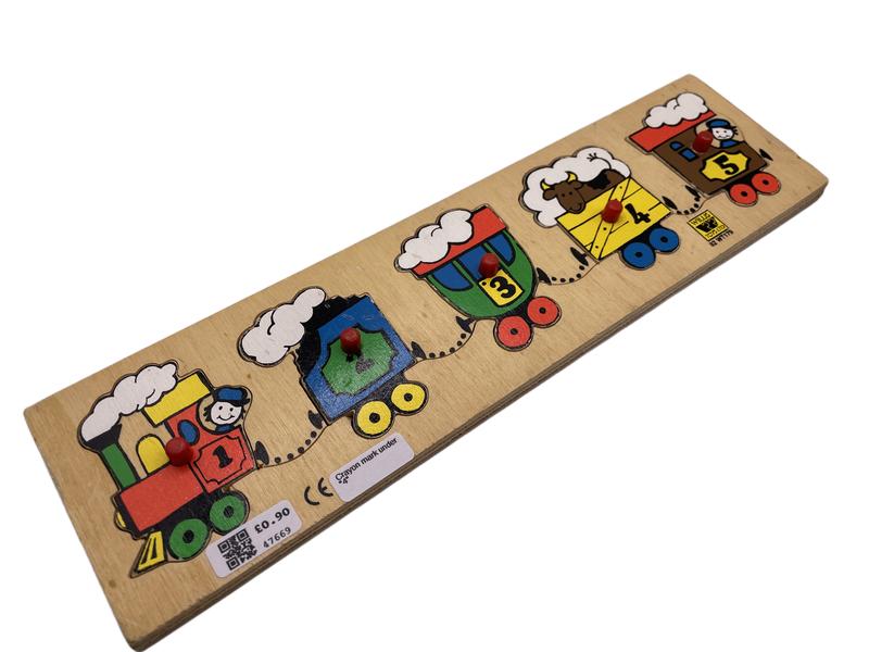 Preloved Wooden Train Puzzle - Willis Toys Ltd - Toys