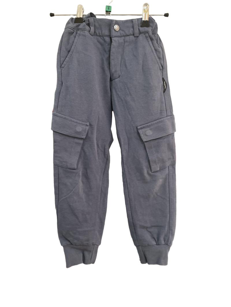 Preloved Angel & Rocket - Blue/Slate Grey Cargo Trousers (5-6y)