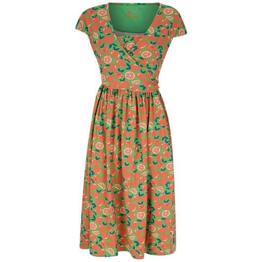 Piccalilly Women's Wrap Dress - Oranges