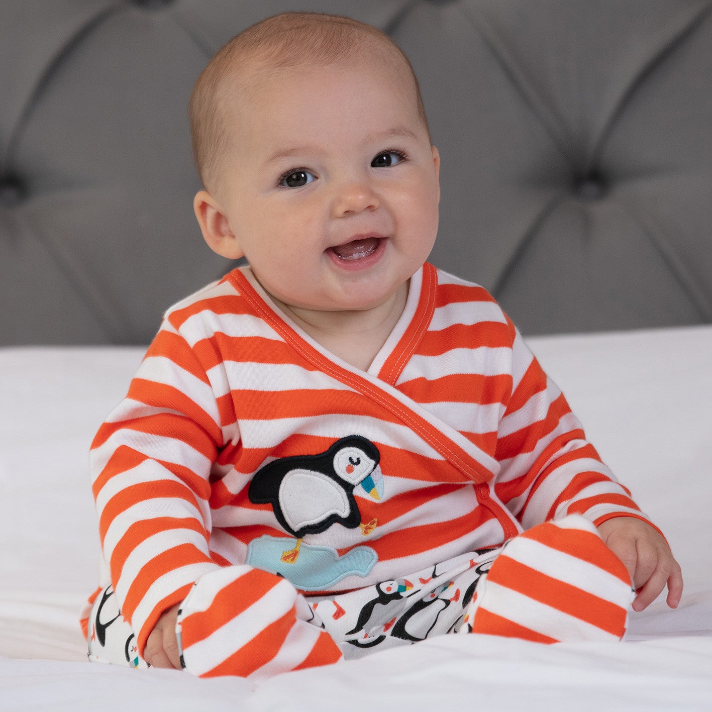 Piccalilly 3 Piece Baby Set - Puffin