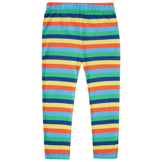 Piccalilly Rainbow Stripe Leggings