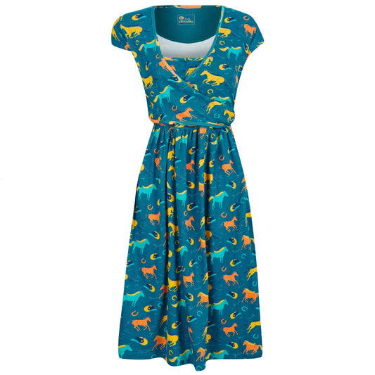 Piccalilly Women's Wrap Dress - Wild Horses