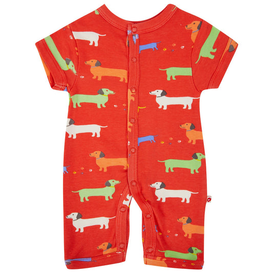 Piccalilly Shortie Romper - Sausage Dog