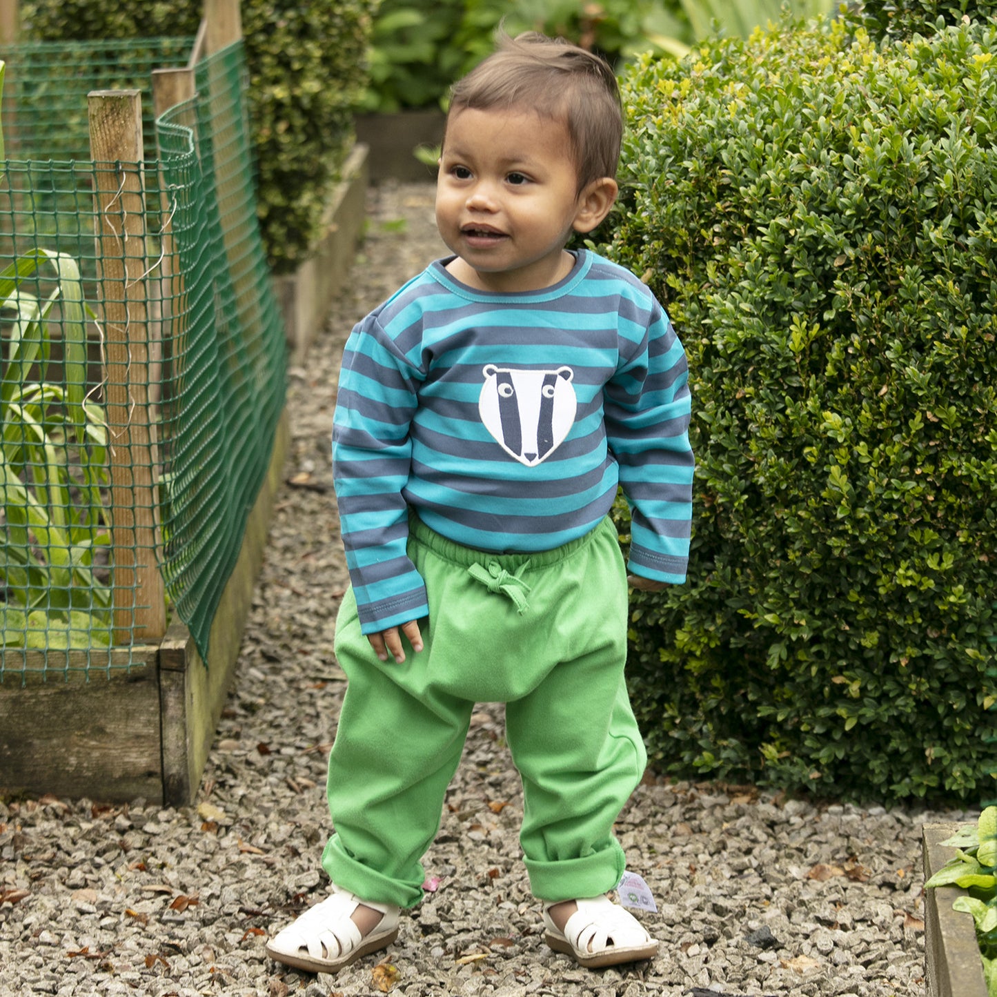 Piccalilly 2-Pack Long Sleeved Baby Bodysuit - Tree Tops