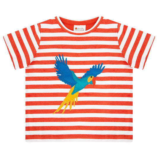 Piccalilly Kids T-Shirt - Exploring Parrot