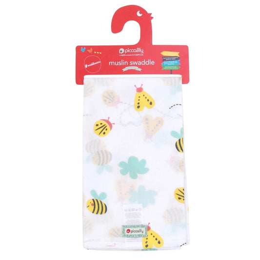 Piccalilly Muslin Swaddle Little Wings