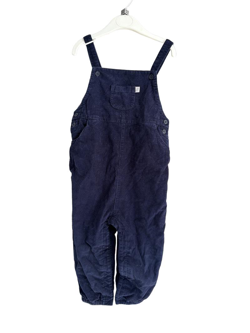 Preloved John Lewis - Navy Corduroy Dungarees (12-18m)