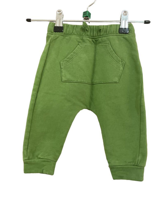 Preloved Marks & Spencer - Green Jogger Trousers (6-9m)