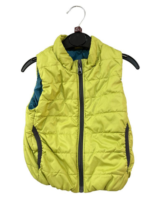 Preloved Uniqlo - Lime Green Puffer Gilet (18-24m)