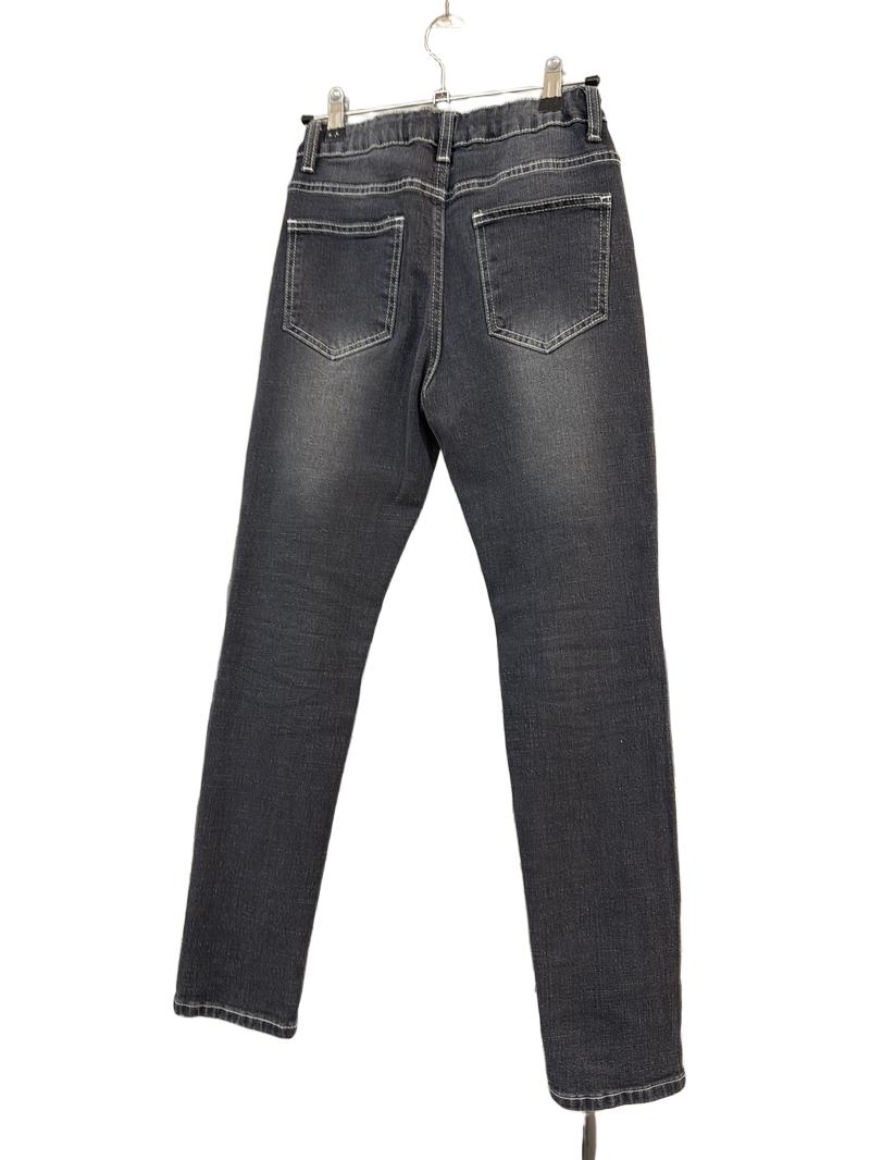 Preloved Unknown Brand - Black Distressed Skinny Jeans (12-13y)