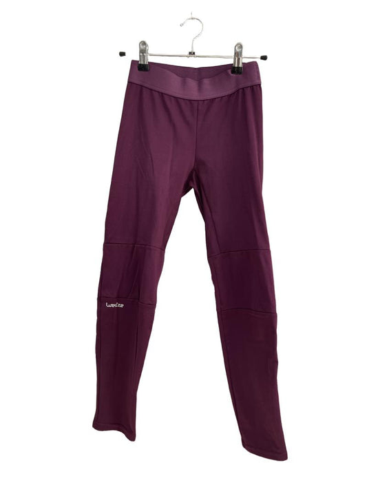 Preloved Decathlon - Burgundy Athletic Leggings (12-13y)