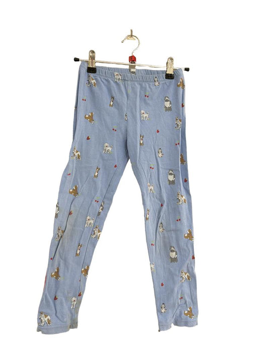 Preloved John Lewis - Blue Dog And Cherry Print Leggings (8y)