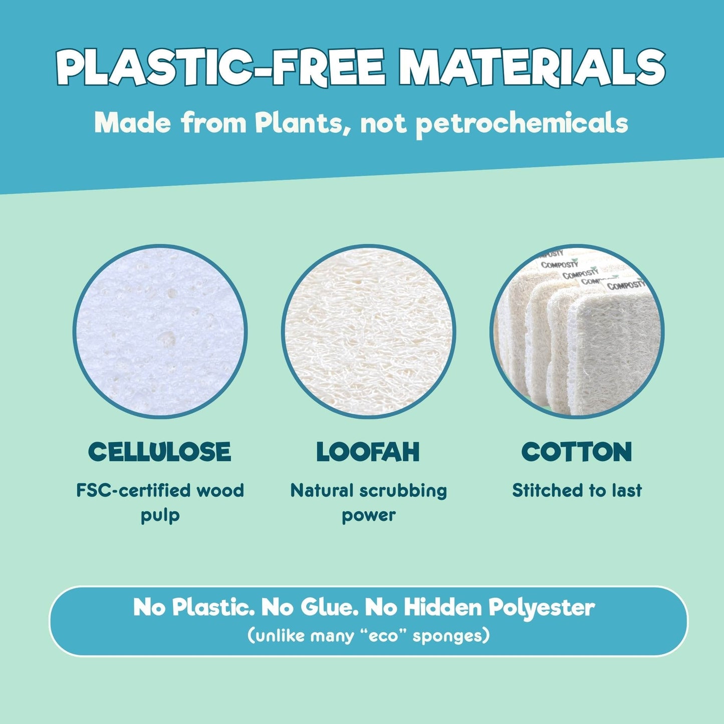 Loofah Scourer Eco Sponges (online only)