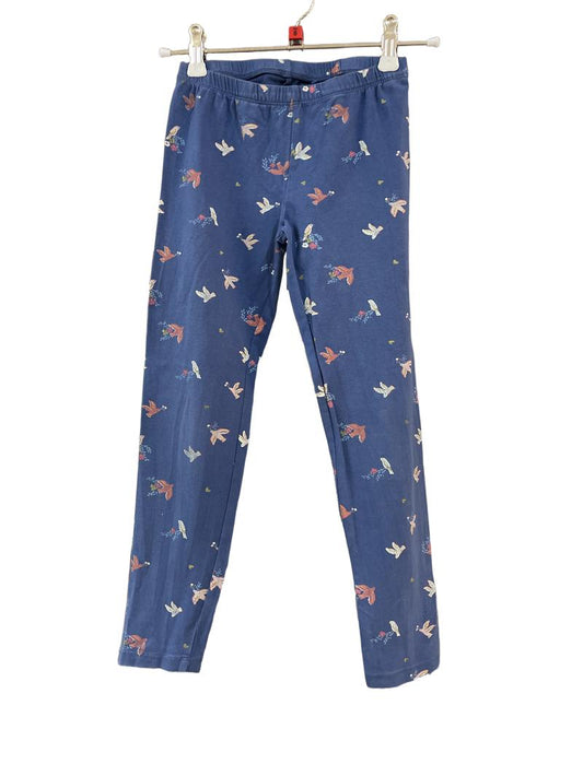 Preloved John Lewis - Blue Bird Leggings (8-9y)