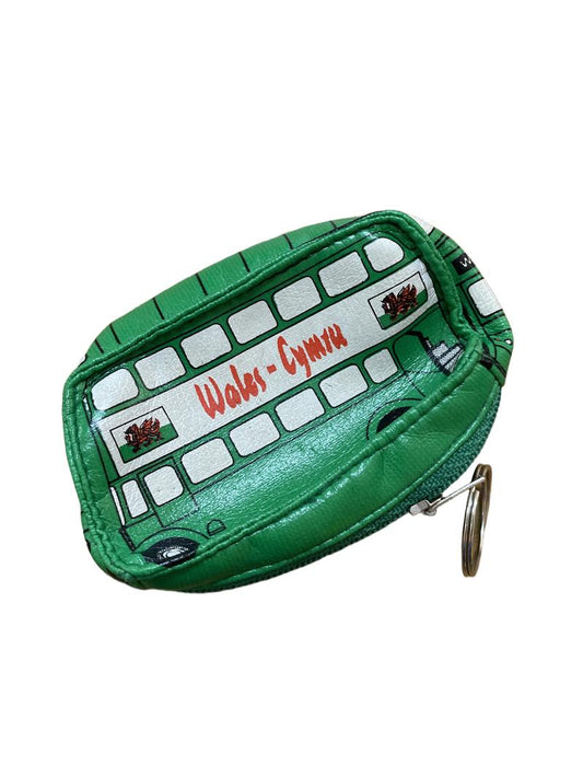 Preloved Unknown Brand - Green Bus Wales Zip Pouch