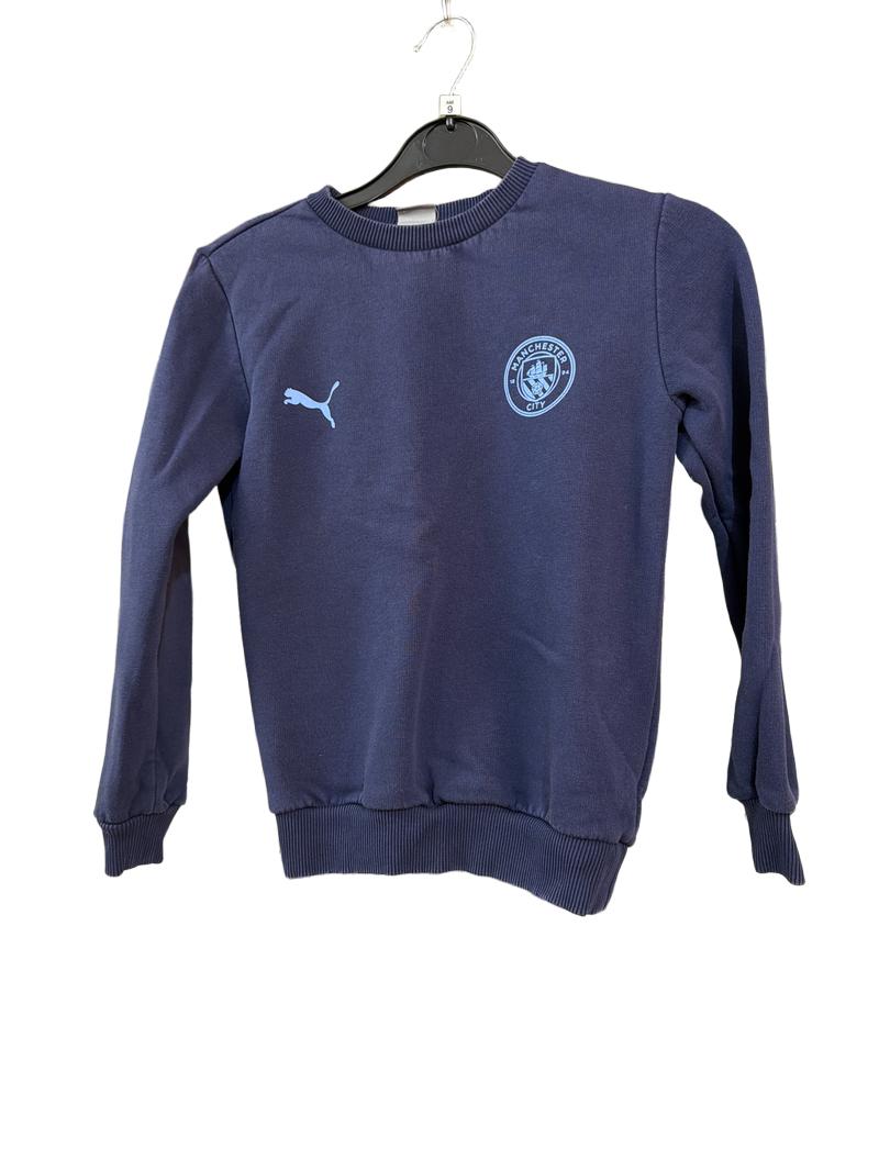 Preloved Puma - Navy Manchester City Sweatshirt Jumper (9-10y)