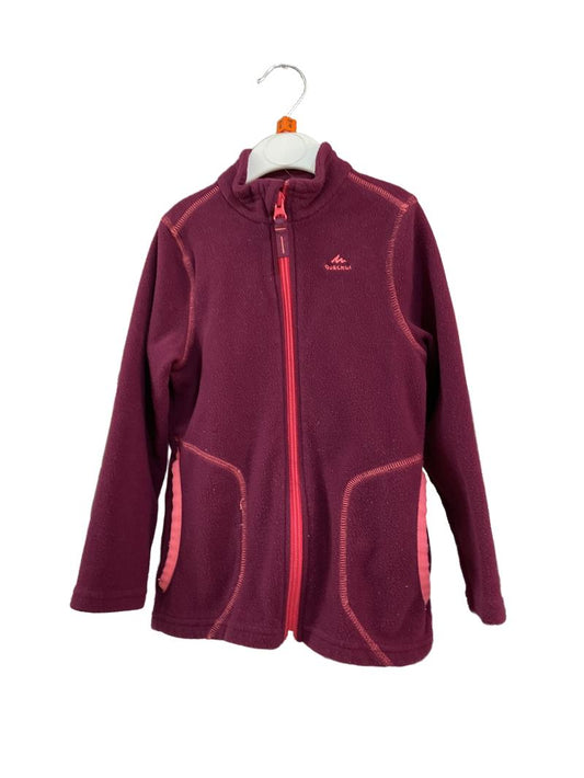 Preloved Decathlon - Quechua Raspberry Pink Zip Fleece (4-5y)