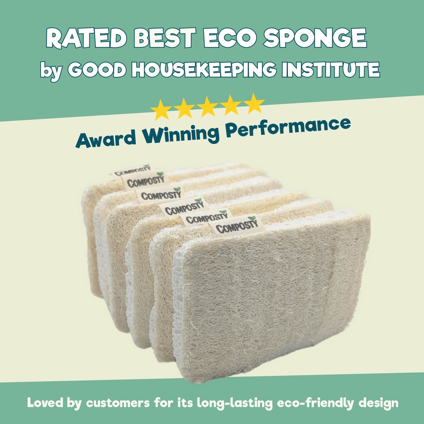 Loofah Scourer Eco Sponges (online only)