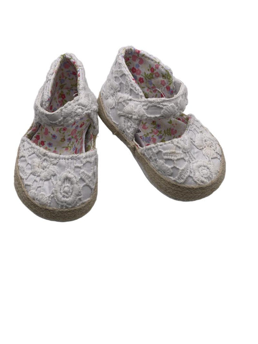 Preloved Unkn - Lace Espadrilles Mary Janes (0-6m) - Shoes
