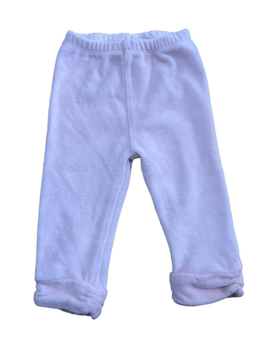Preloved Kanz - Pink Velour Joggers (6-9m)