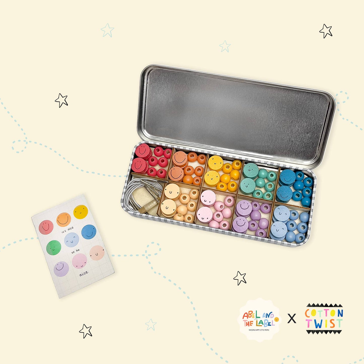 It's Nice To Be Nice Bracelet Beading Kit for Children