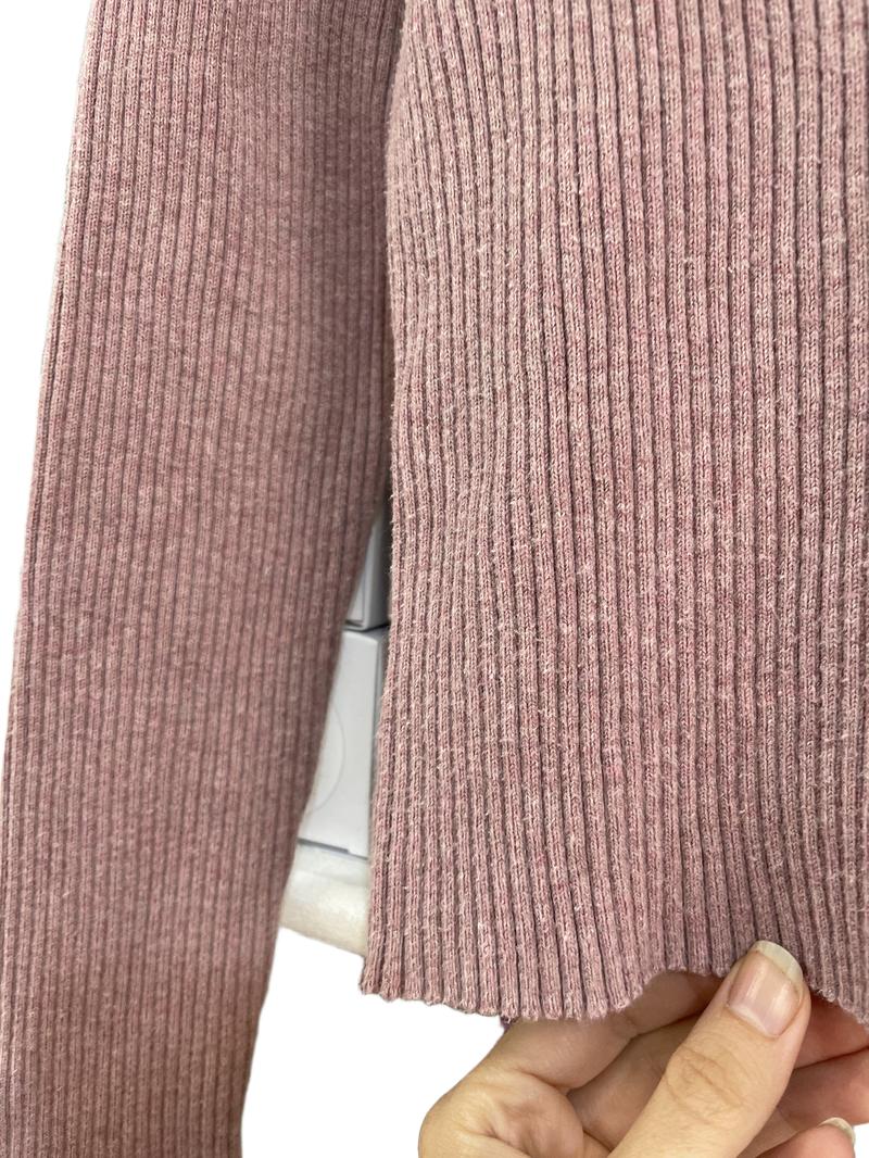 Preloved Next - Pink Ribbed Long Sleeve Top (9-10y)