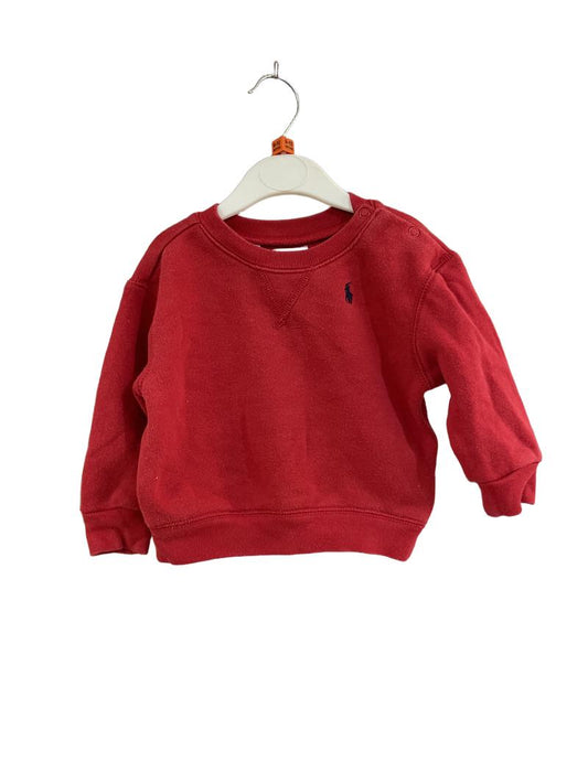 Preloved Ralph Lauren - Red Sweatshirt (9-12m)