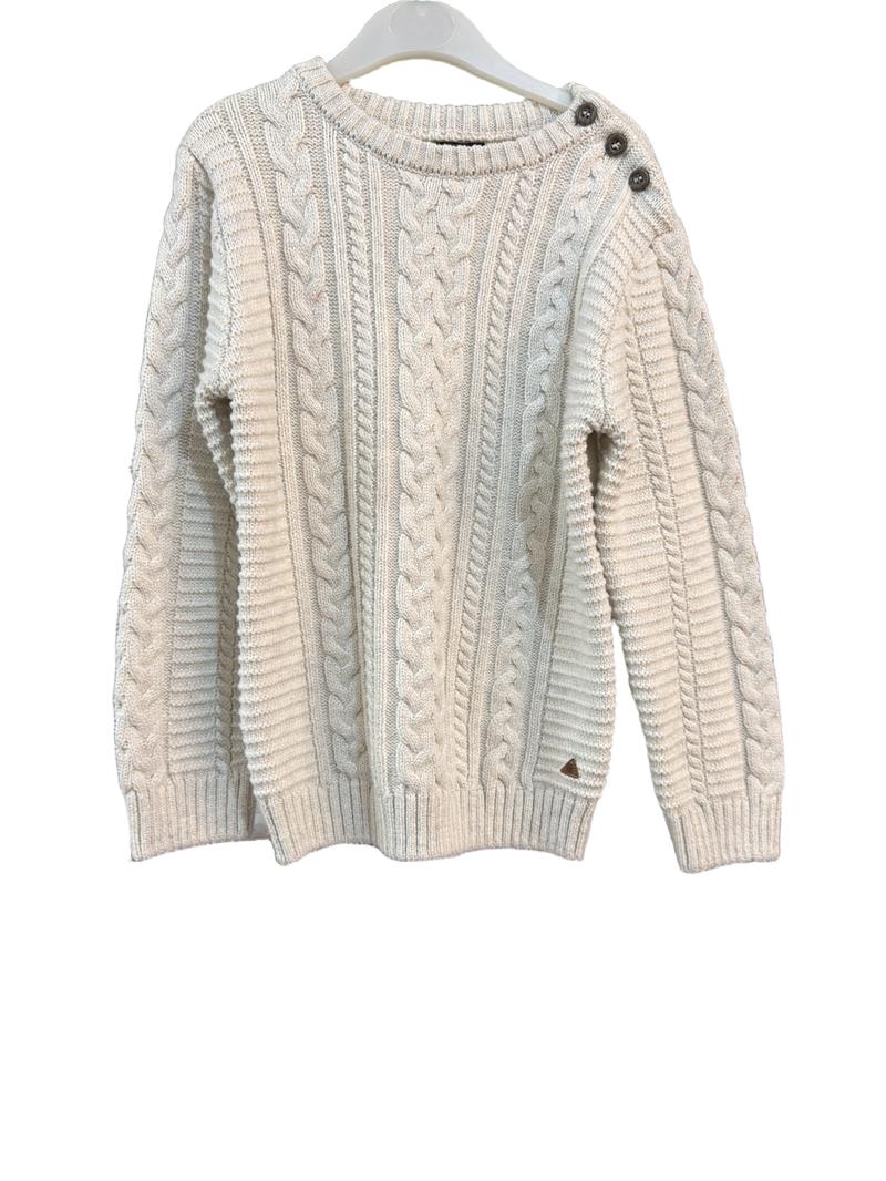 Preloved Next - Cream Cable Knit Jumper (5-6y)