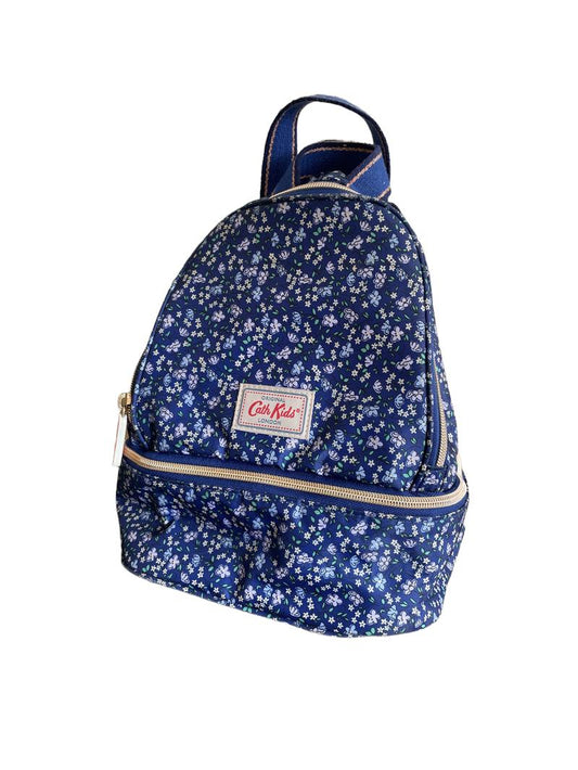 Preloved Cath Kidston - Blue Floral Print Backpack Lunch Kit - Accessories