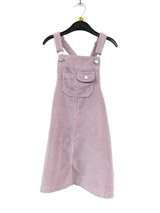 Preloved BluKids - Pink Corduroy Pinafore (7-8y)